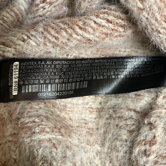 Zara Open Front Cardigan‎ size Small - Picture 5 of 6